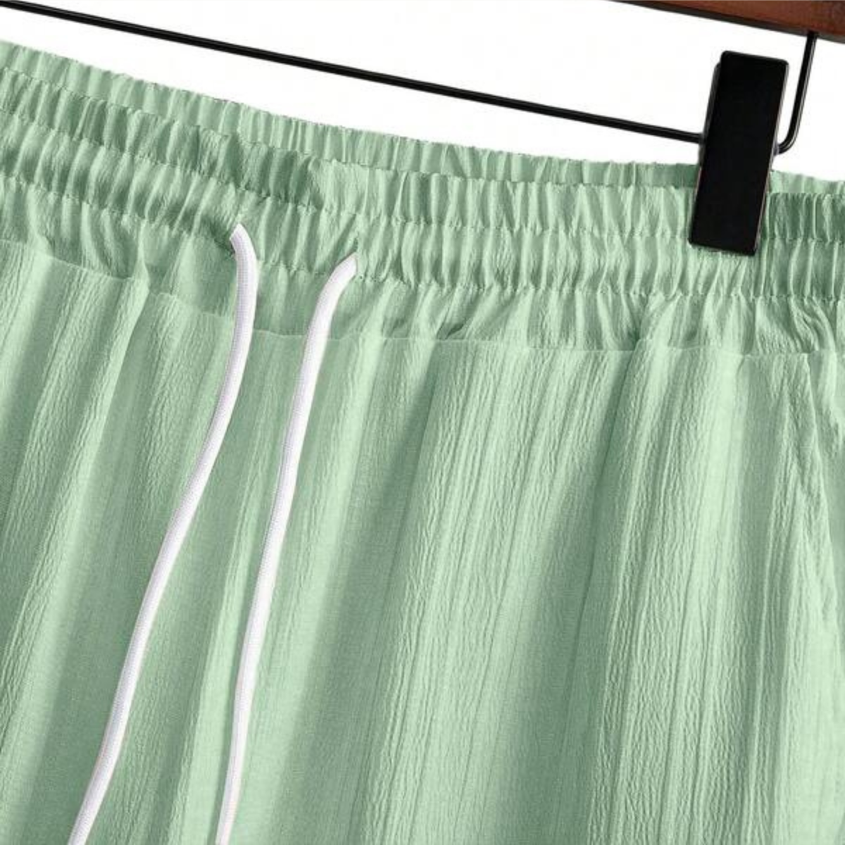Rowan | Men's Casual Linen Shirt And Pants Set Mint Green