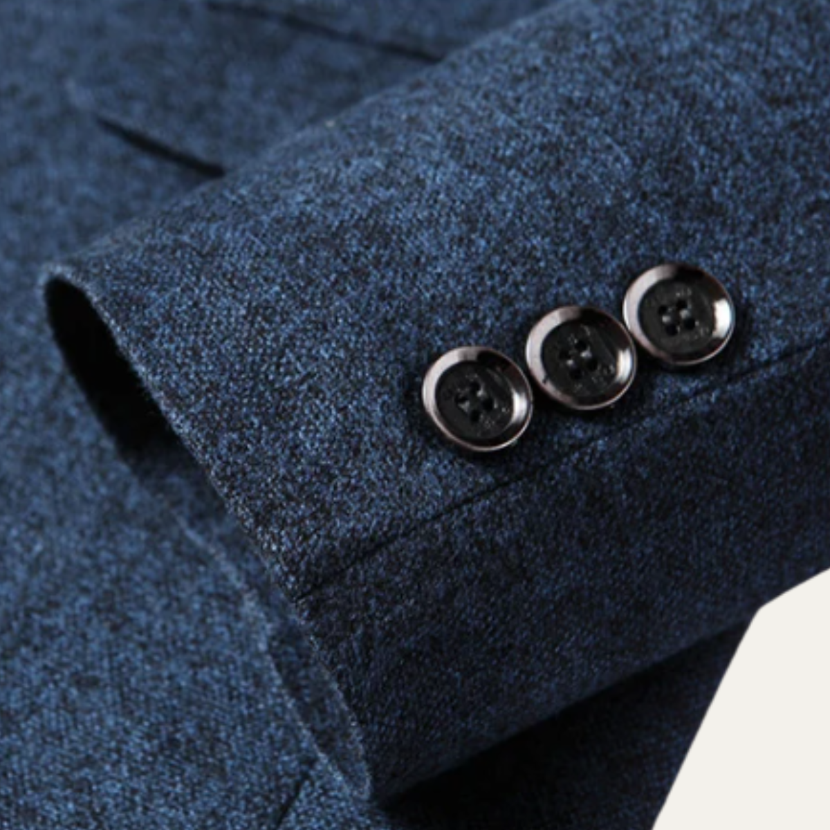 Callum | Men's Smart Casual Slim Fit Blazer Blue Heather