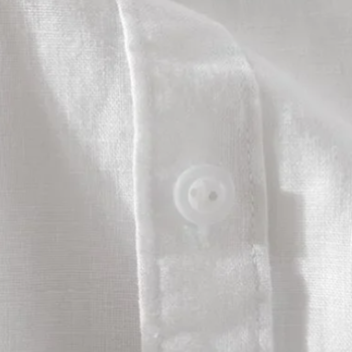Beau | Men's Linen Shirt White Short Sleeve Relaxed Fit