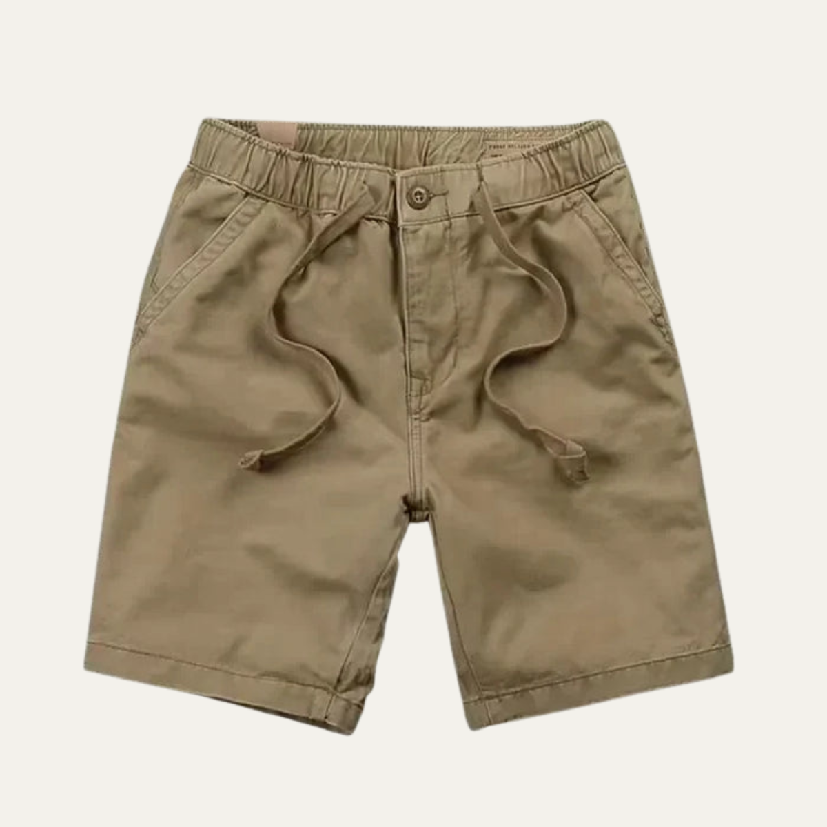 Axel | Men's Casual Chino Shorts Olive Green Drawstring