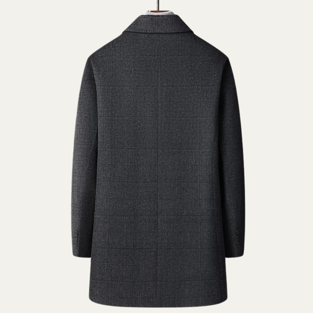 Callum | Men's Wool Down Hybrid Coat Gray