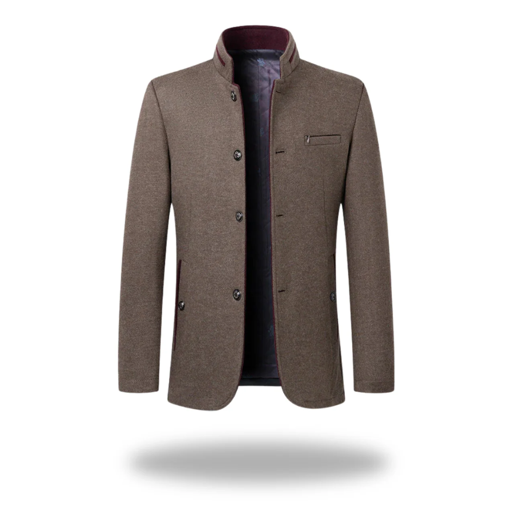 Arlo | Men's Casual Blazer Navy Wool Button Front