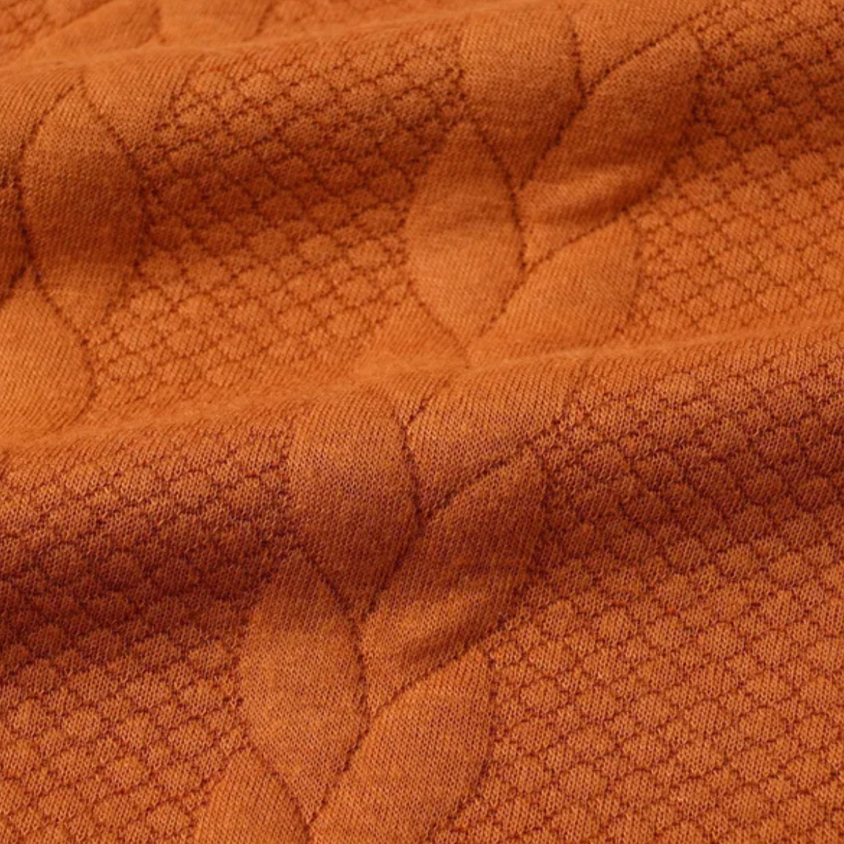 Bram | Men's Cable Knit Turtleneck Sweater Orange