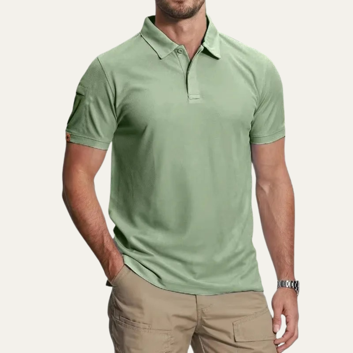 Sage | Men's Polo Shirt Black