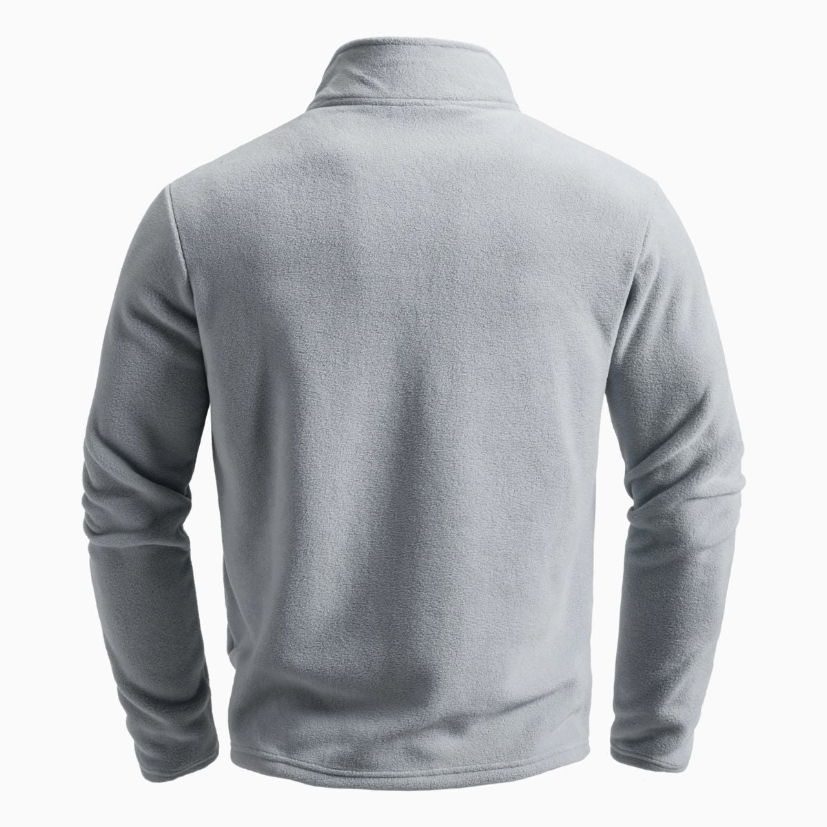 Bram | Men's Quarter Zip Sweater Green Fleece
