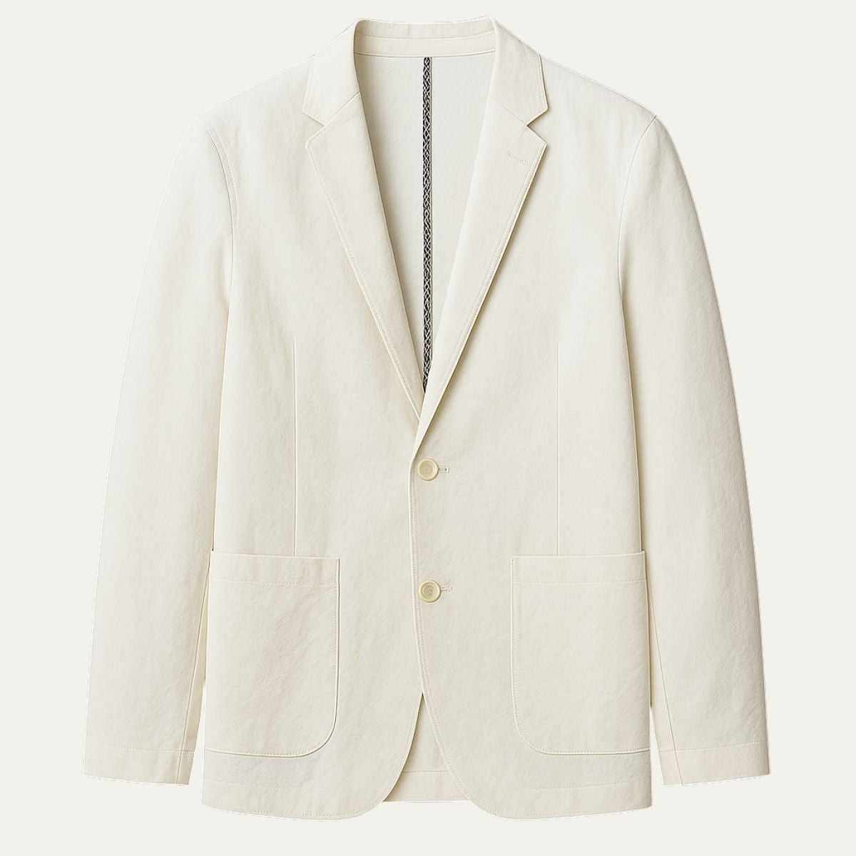 Callum | Men's Casual Linen Blazer Cream