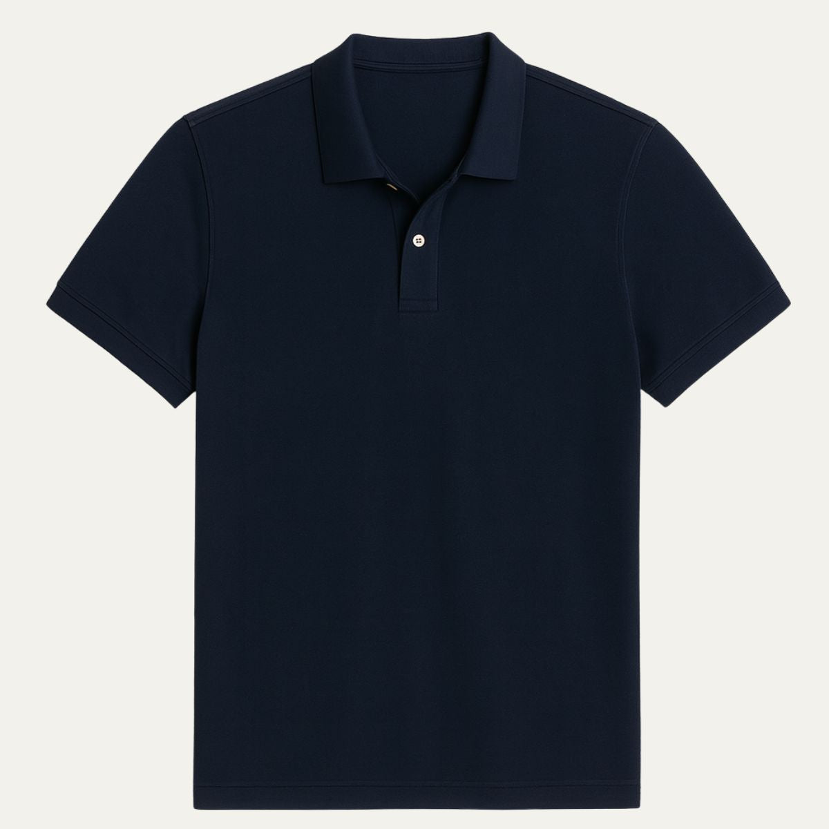 Axel | Men's Polo Shirt Cream Short Sleeve