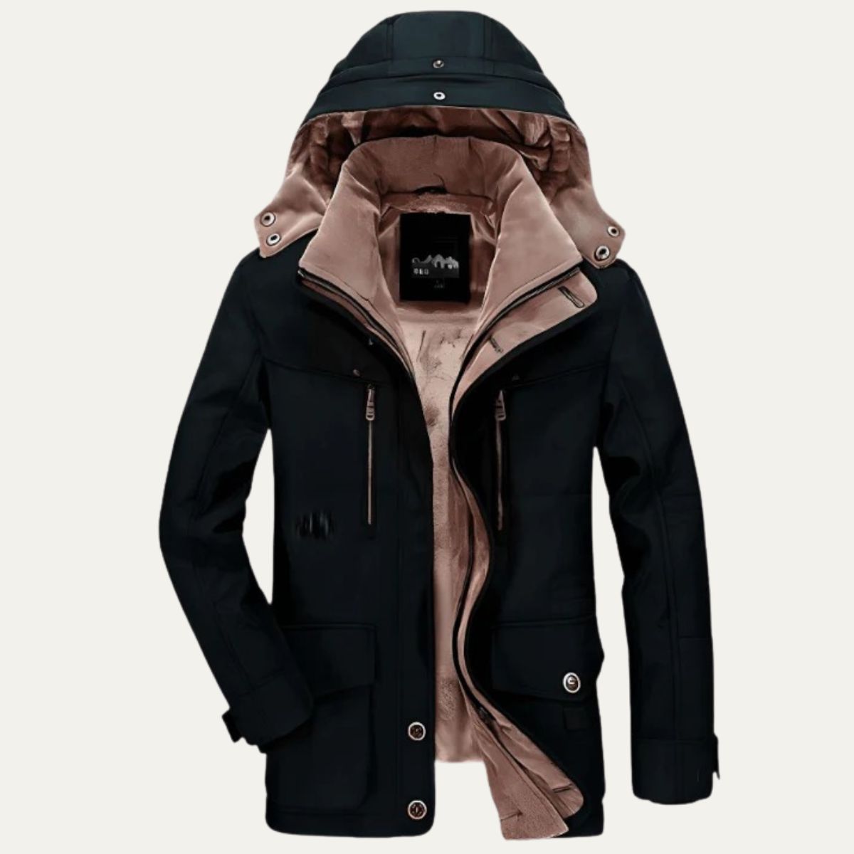 Arden | Men's Utility Jacket Olive Green Sherpa Lined