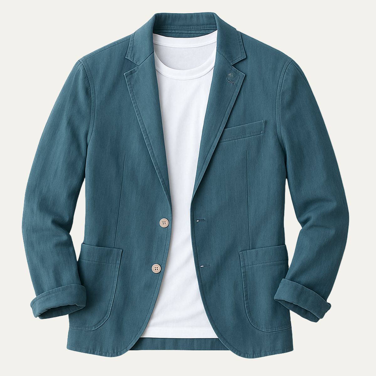Callum | Men's Casual Linen Blazer Charcoal Gray