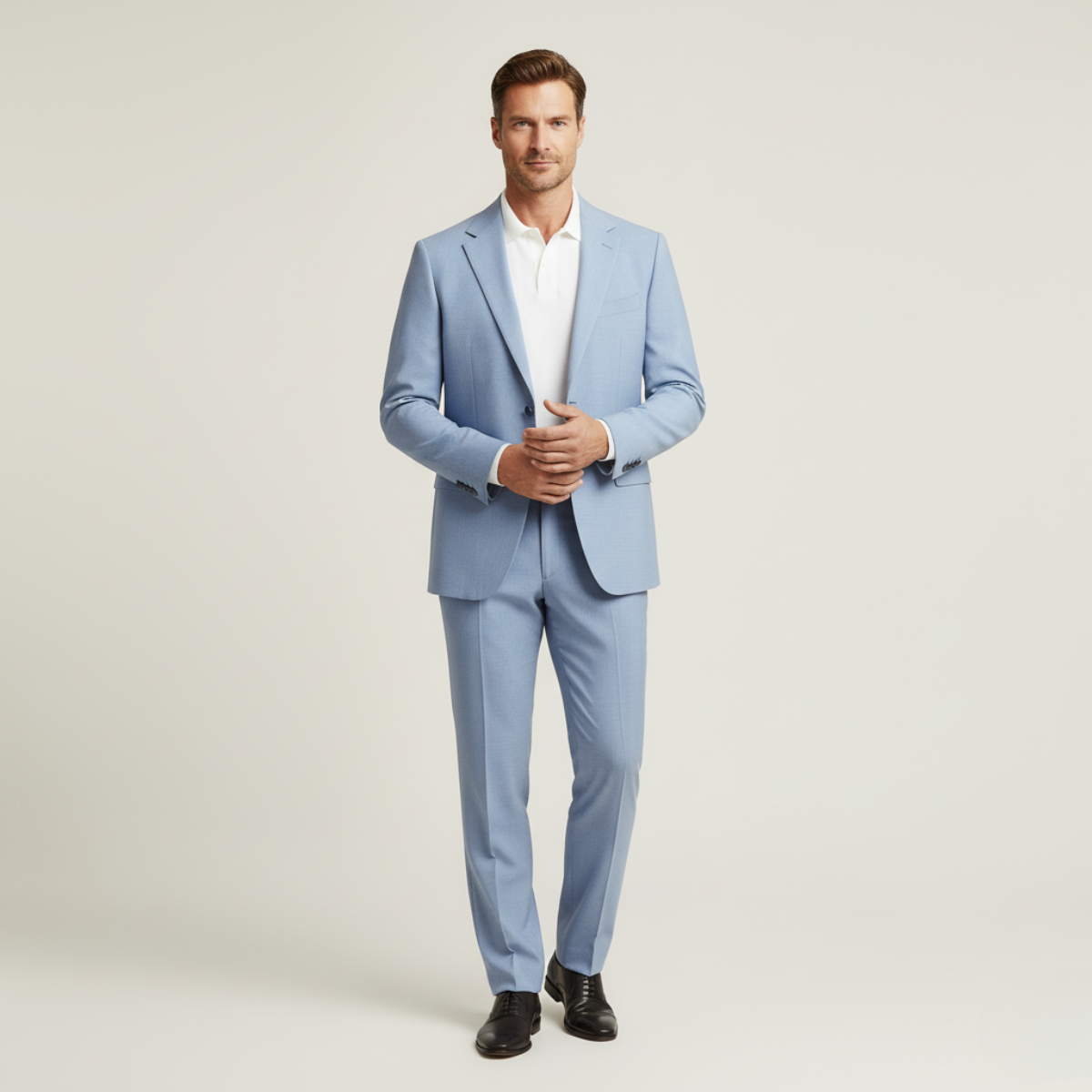 Axel | Men's Gray Suit Two Piece Tailored Formal