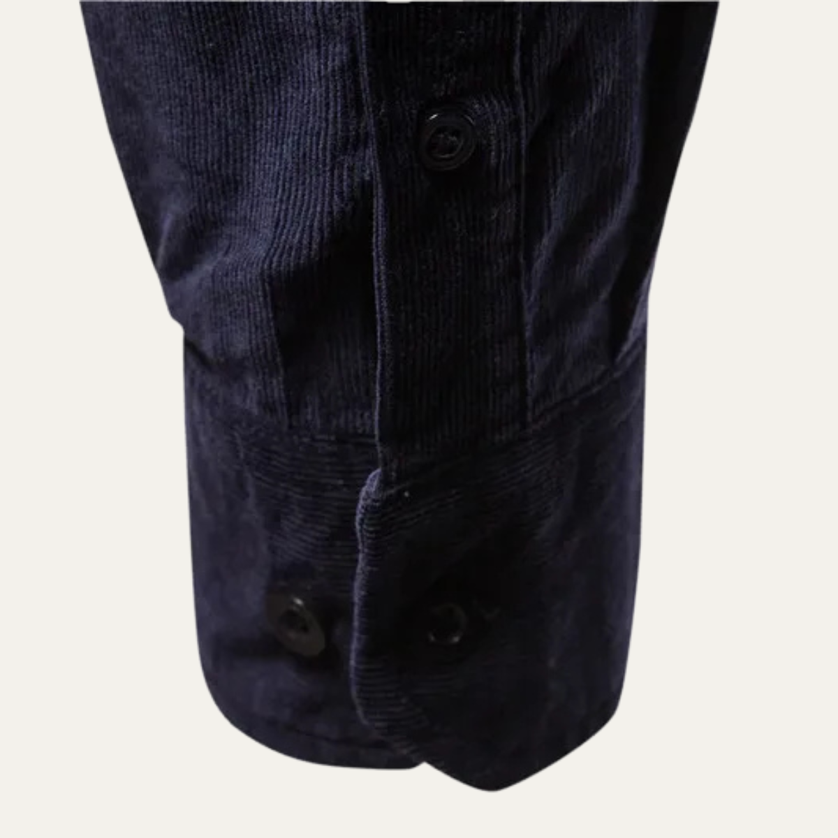 Axel | Men's Denim Shirt Navy Long Sleeve Casual