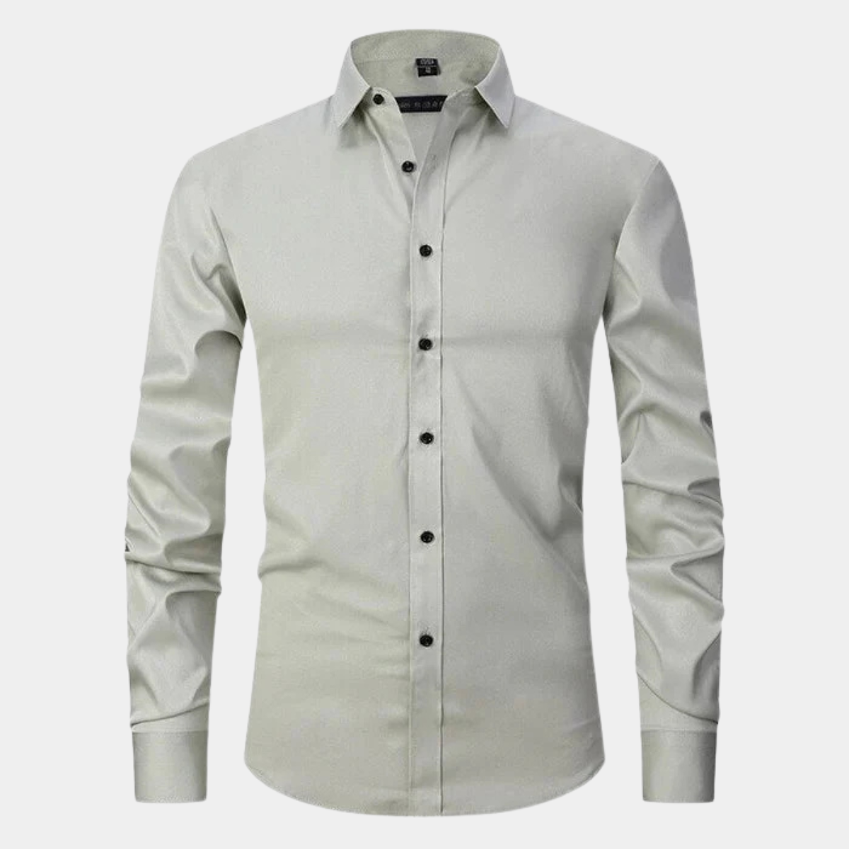 Jasper | Men's Slim Fit Dress Shirt Long Sleeve Black