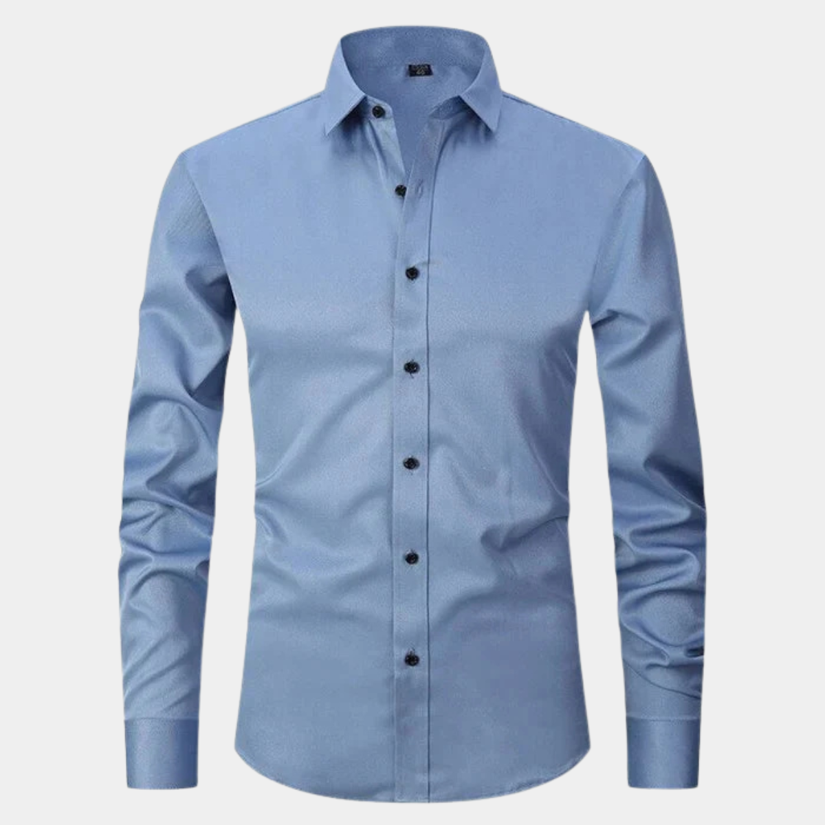 Jasper | Men's Slim Fit Dress Shirt Long Sleeve Black
