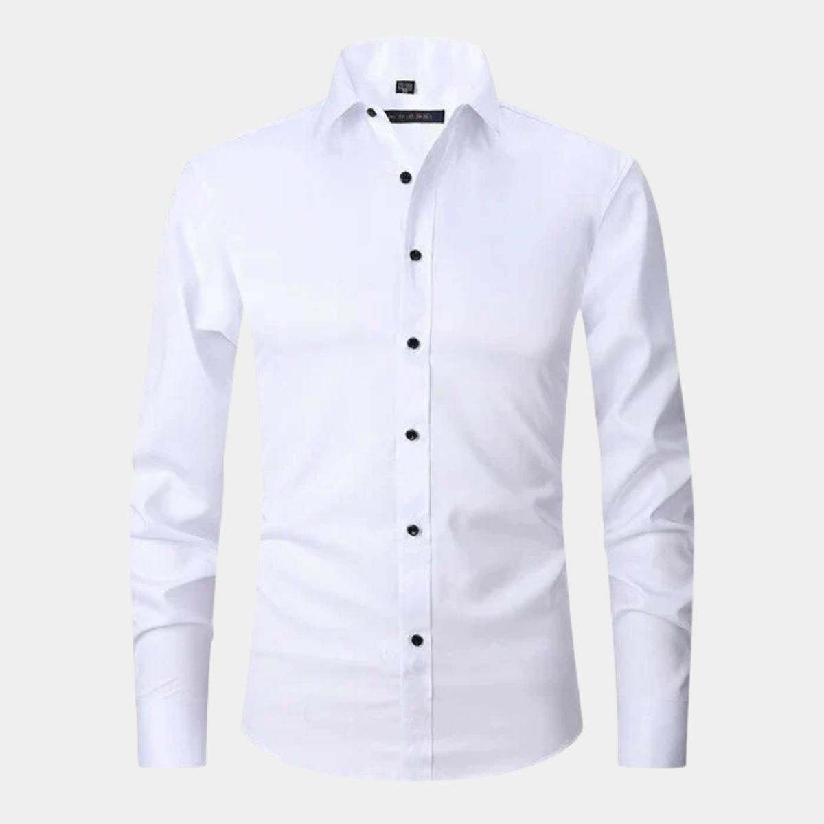 Jasper | Men's Slim Fit Dress Shirt Long Sleeve Black