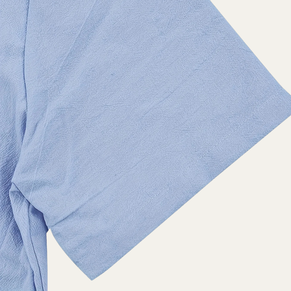 Blake | Men's Casual Short Sleeve Button Up Shirt Light Blue