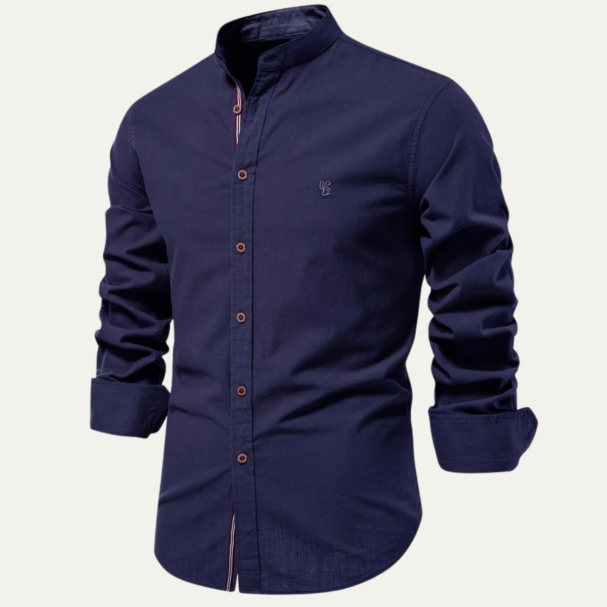 Levi | Men's Smart Casual Button Up Shirt White Long Sleeve