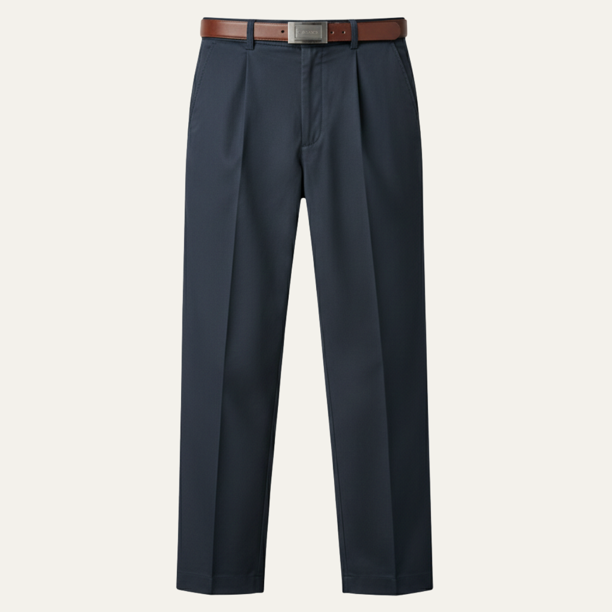 Orrin | Men's Straight Leg Dress Pants Gray Pleated