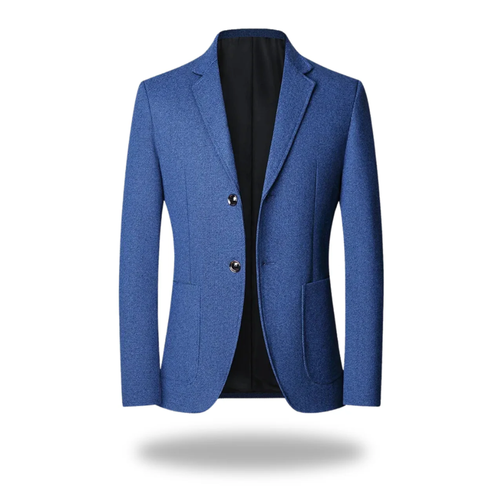 Voss | Men's Casual Blazer Brown Wool Blend