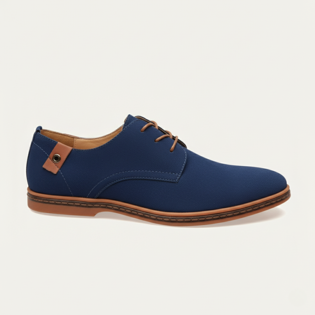 Stella | Men's Suede Oxford Shoes Black Lace Up