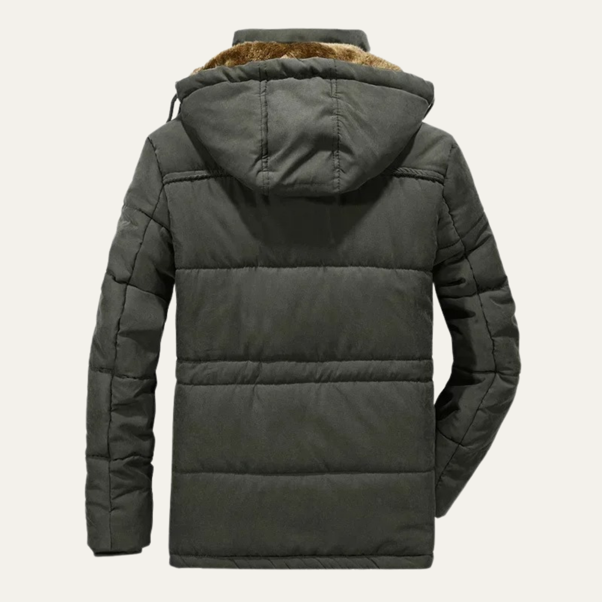 Axel | Men's Winter Parka Navy Hooded Jacket Warm Lined