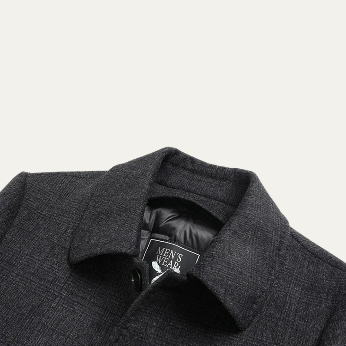 Callum | Men's Wool Down Hybrid Coat Gray