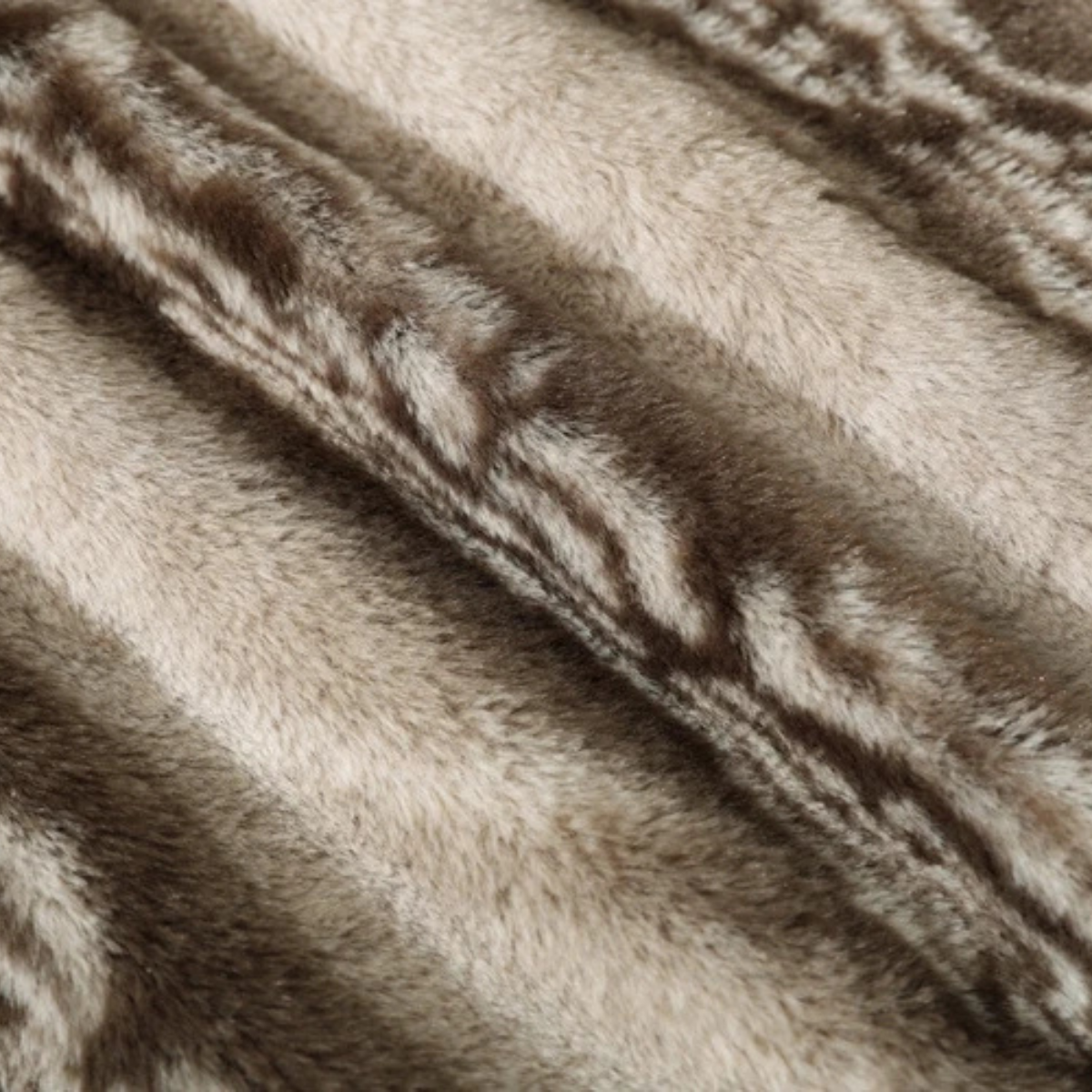Axel | Men's Quilted Puffer Jacket Cream Sherpa Collar