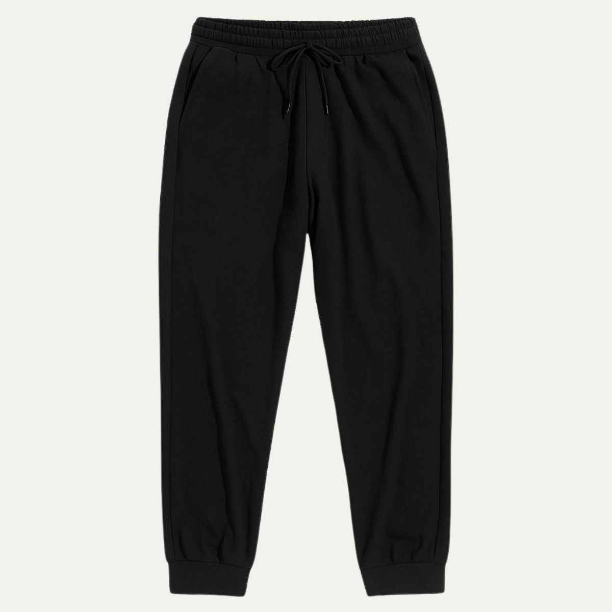Axel | Men's Linen Joggers White Lightweight Summer Pants