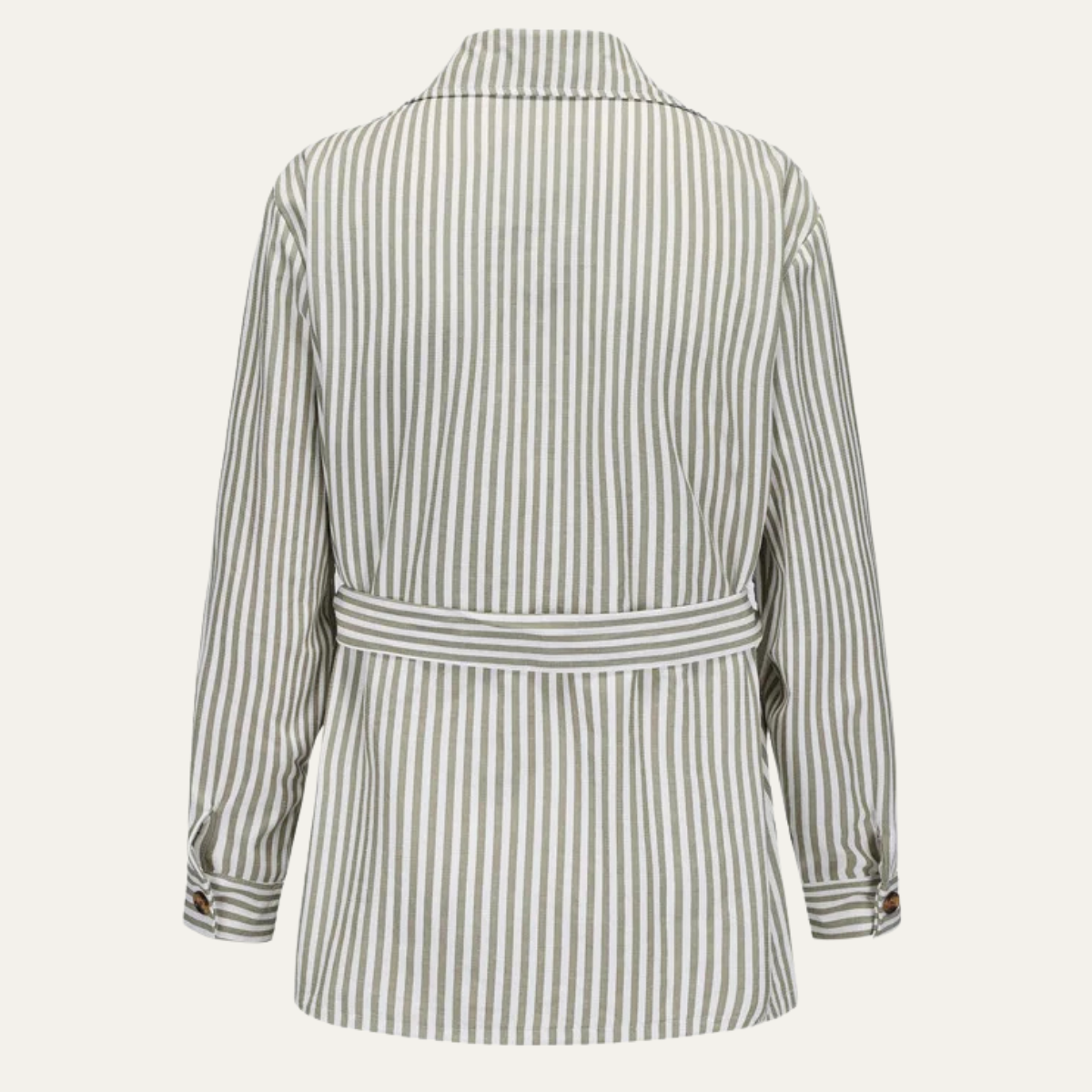 Cruz | Men's Striped Button Up Shirt Gray White Long Sleeve