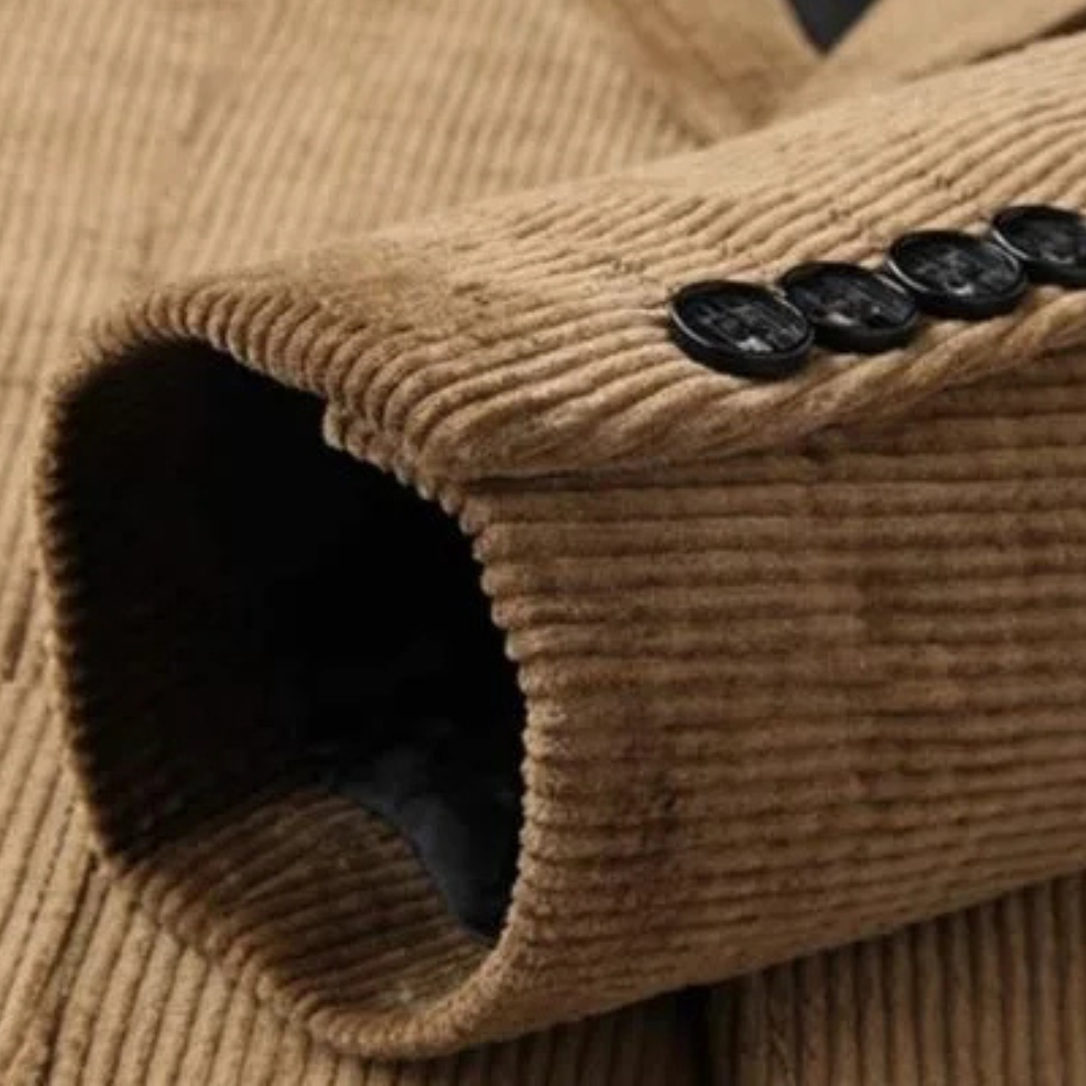 Beau | Men's Corduroy Blazer Brown Casual Button Up