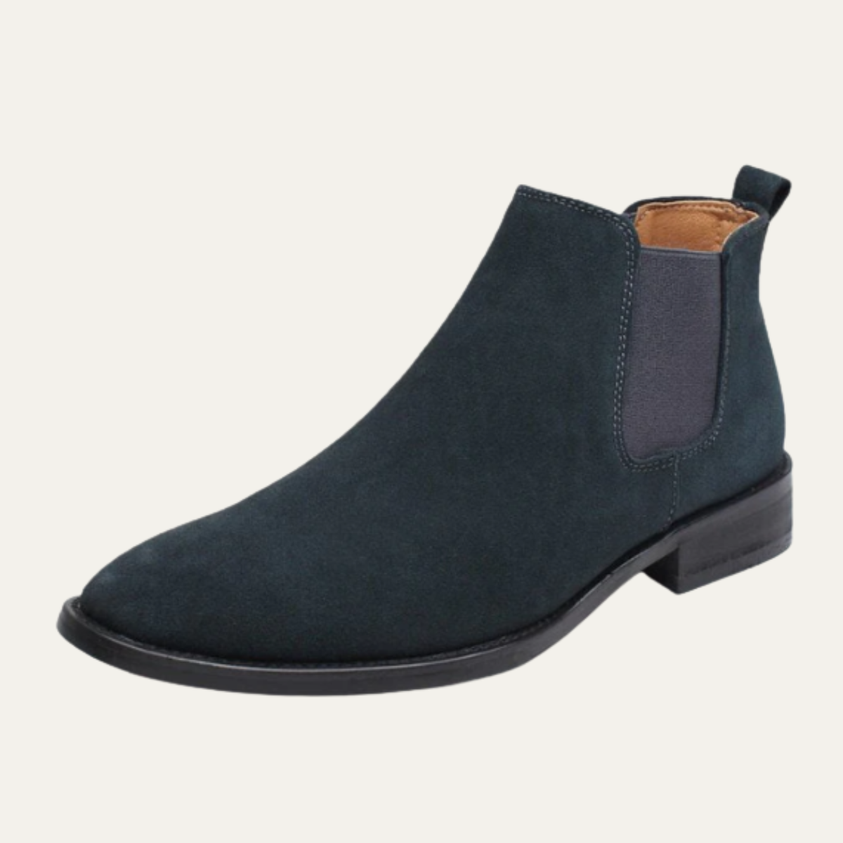 Axel | Men's Suede Chelsea Ankle Boots Black