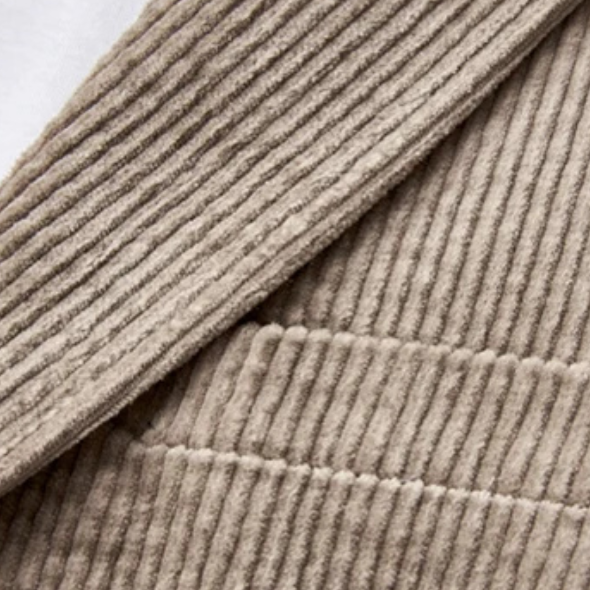 Beau | Men's Casual Corduroy Blazer Beige Two Button