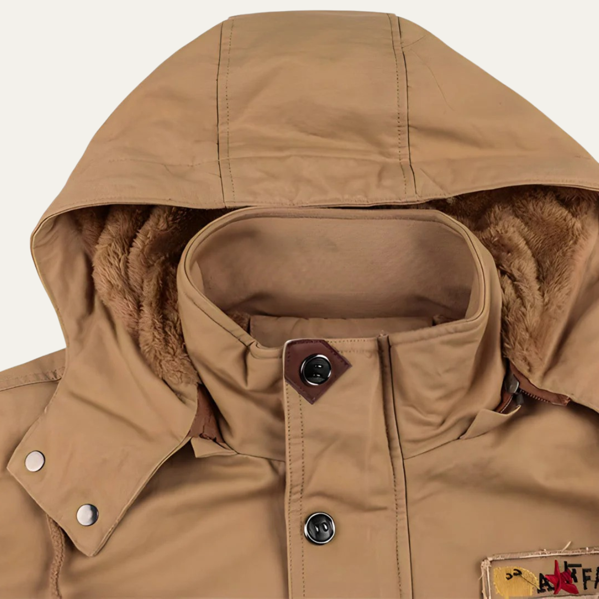 Jasper | Men's Tactical Military Jacket Beige Waterproof Multiple Pockets