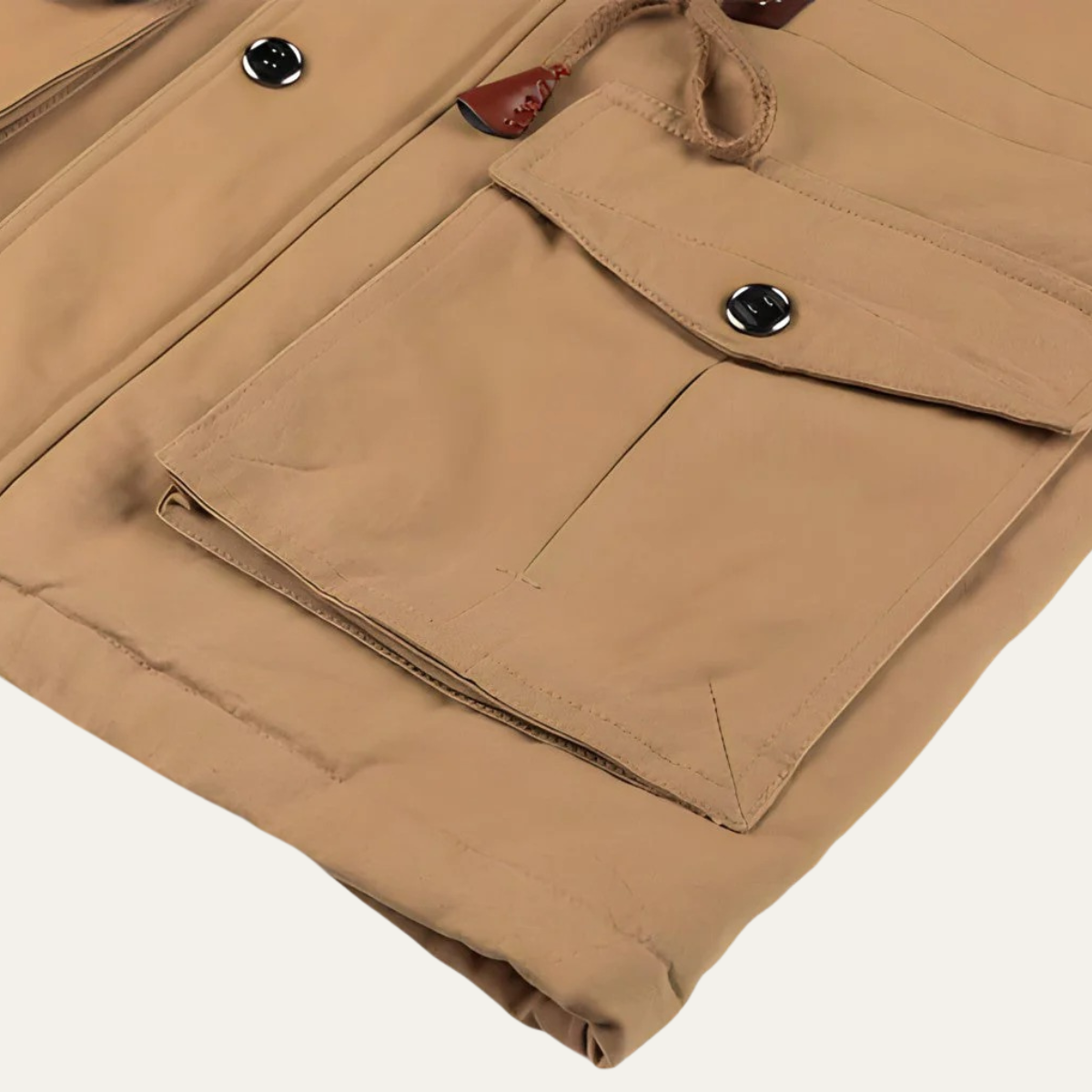 Jasper | Men's Tactical Military Jacket Beige Waterproof Multiple Pockets