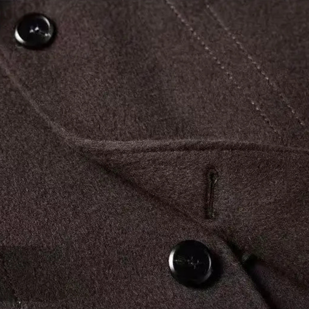 Callum | Men's Smart Casual Overcoat Brown