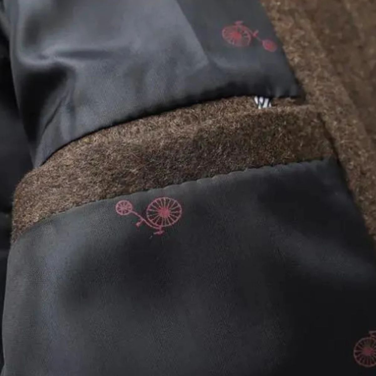Axel | Men's Wool Overcoat Brown Button Front