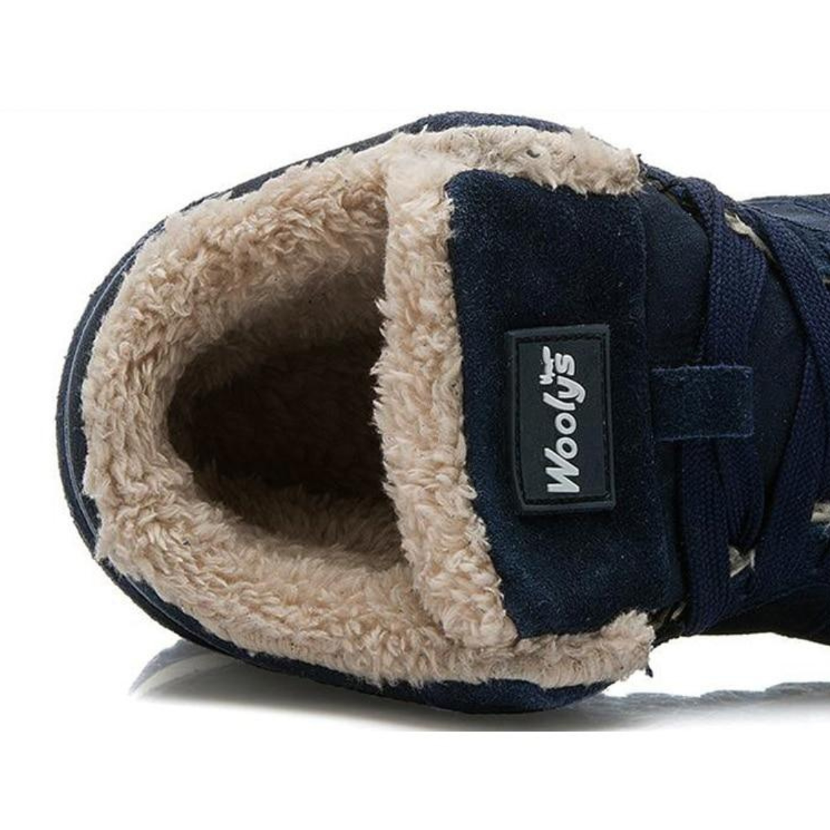 Axel | Men's Sherpa Lined High Top Winter Boot Navy