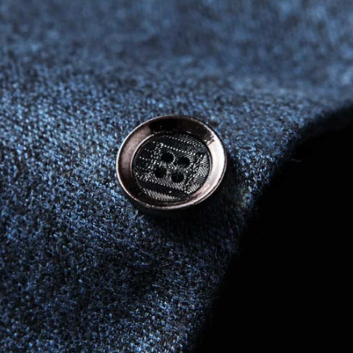 Callum | Men's Smart Casual Slim Fit Blazer Blue Heather