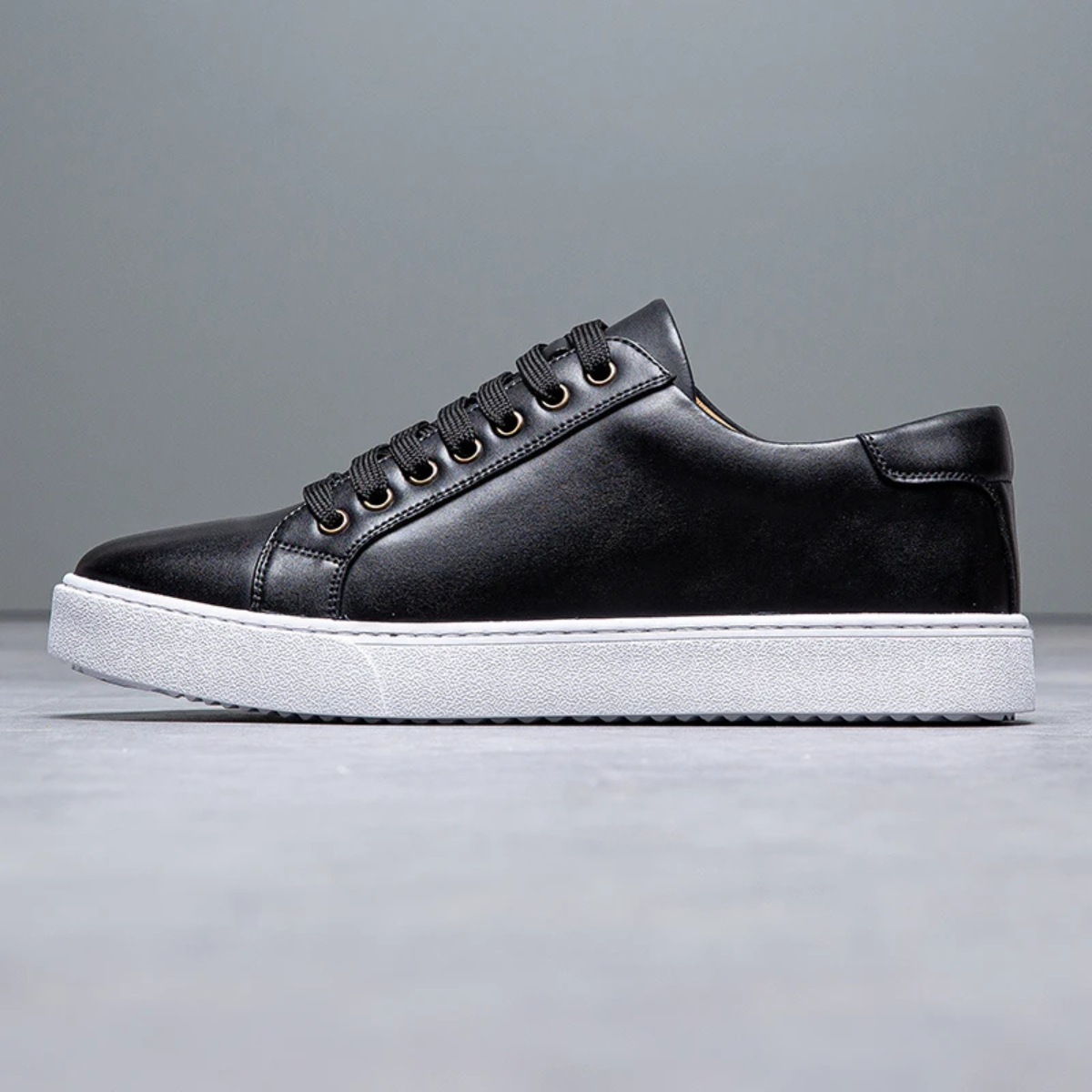 Kade | Men's Casual Lace Up Sneaker Brown White Sole