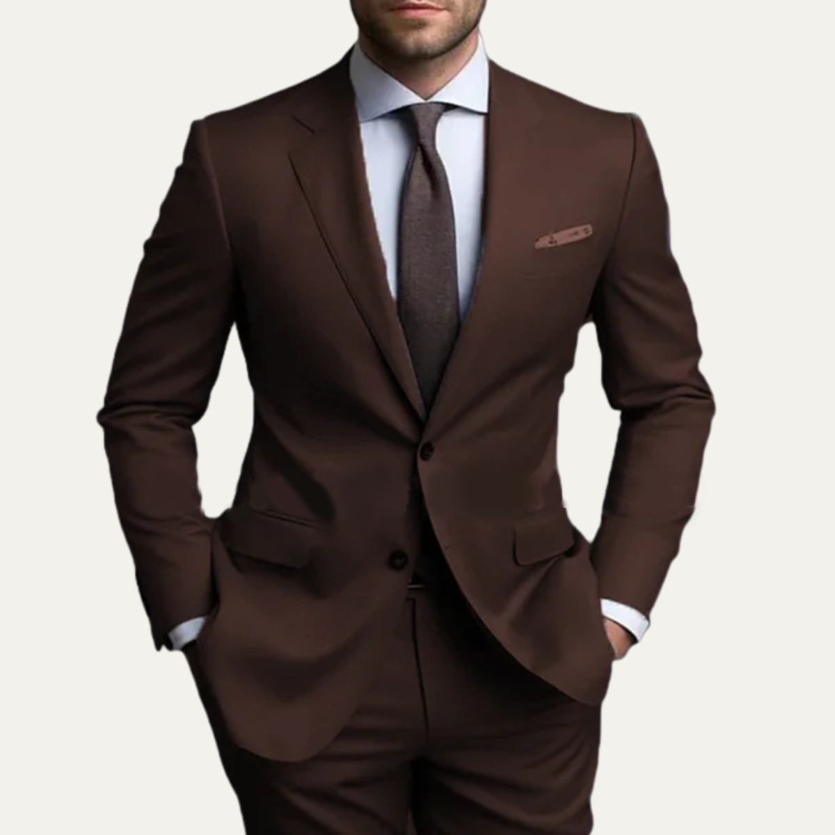 Jasper | Men's Slim Fit Suit Gray Two Piece Formal Blazer