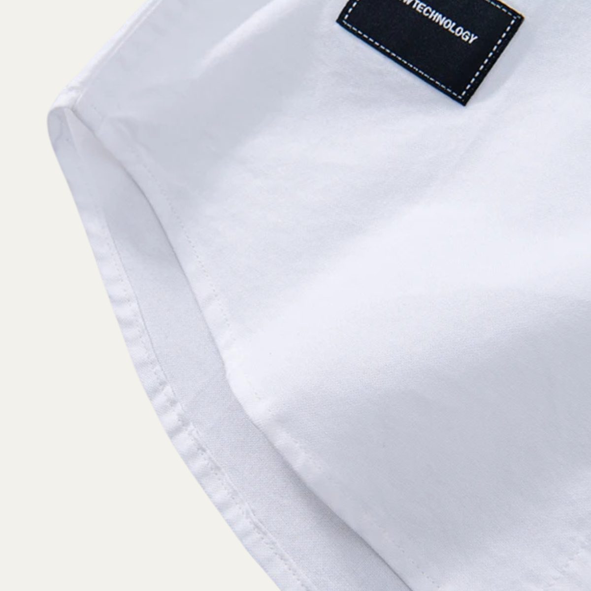 Callum | Men's Casual Button Up Shirt White Short Sleeve