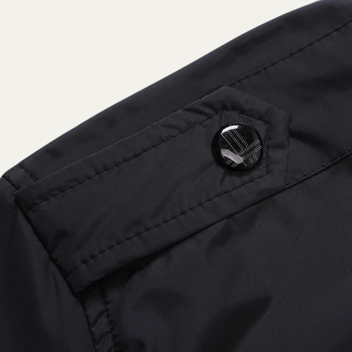 Vance | Men's Lightweight Bomber Jacket Black Plaid Lined