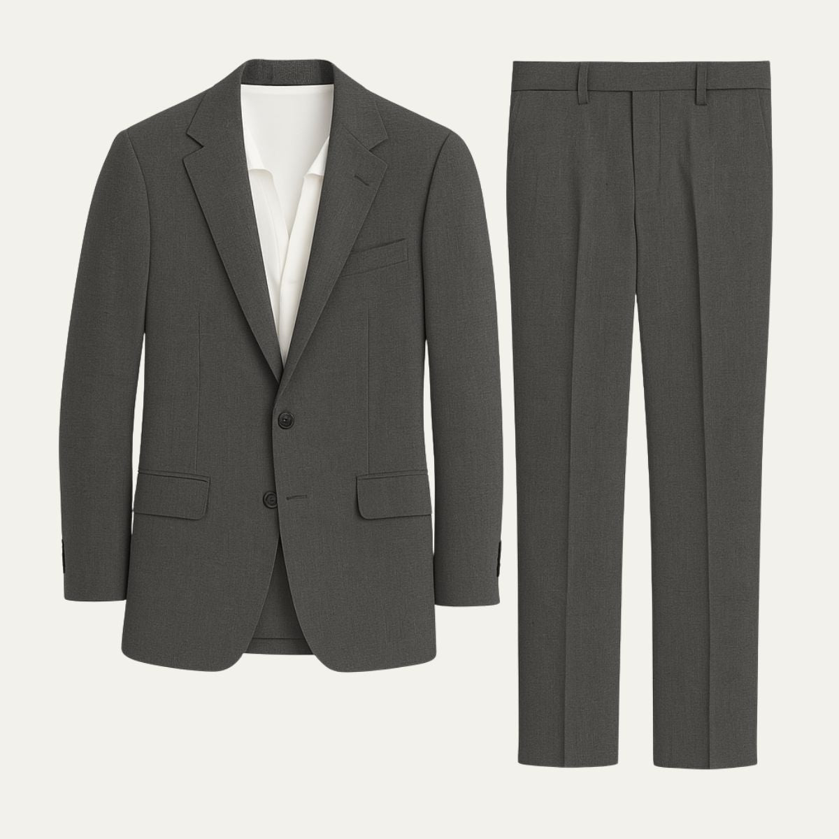 Axel | Men's Gray Suit Two Piece Tailored Formal