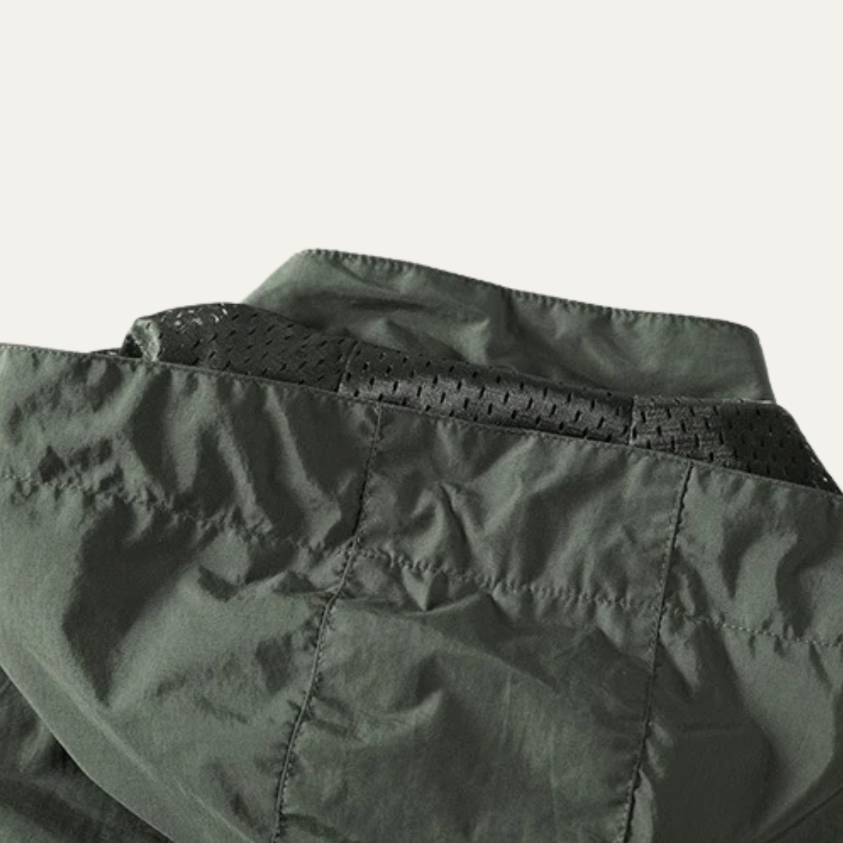 Ada | Men's Waterproof Rain Jacket Hooded Gray Windbreaker