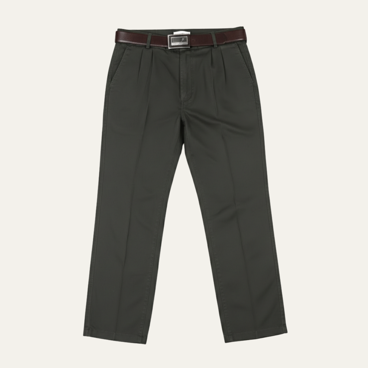 Orrin | Men's Straight Leg Dress Pants Gray Pleated
