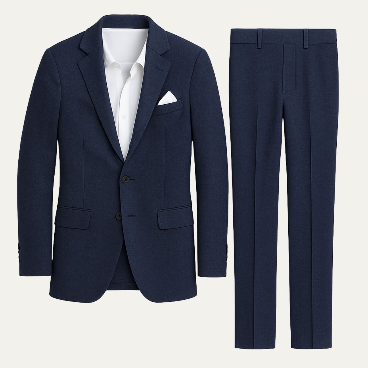 Axel | Men's Gray Suit Two Piece Tailored Pants