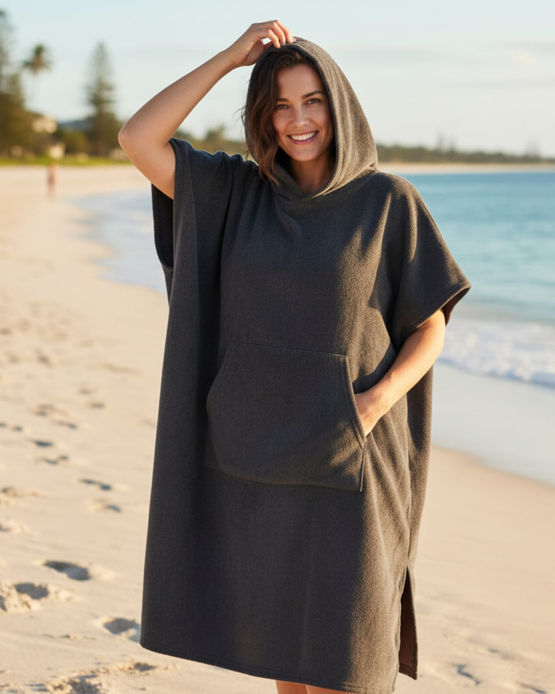 Vera | Women's Linen Beach Cover Up Dress Navy