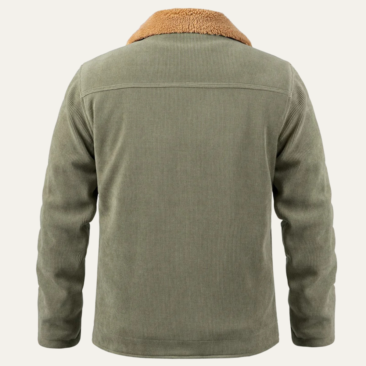 Wade | Men's Sherpa Corduroy Jacket Sage Green