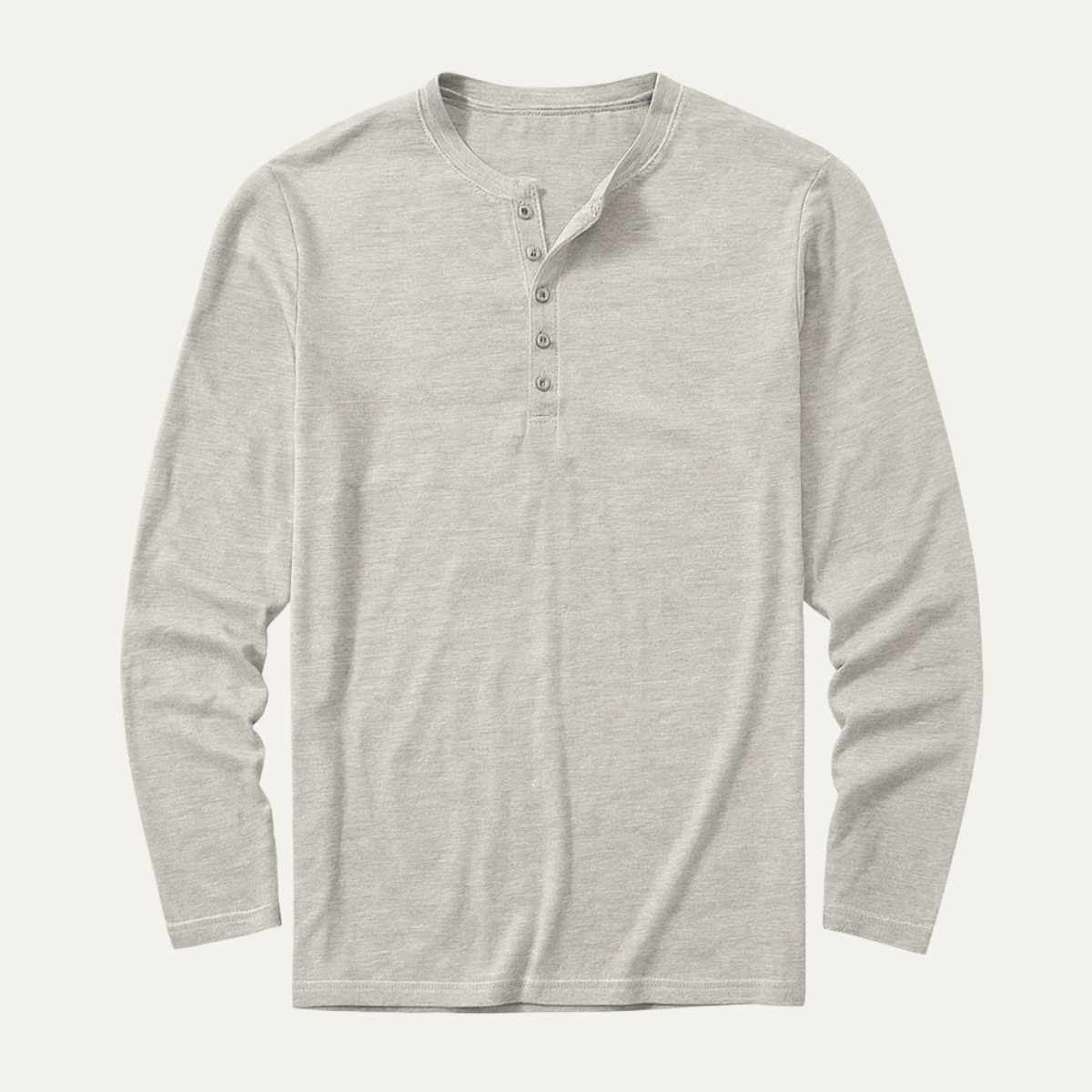 Tate | Men's Henley Shirt Navy Long Sleeve