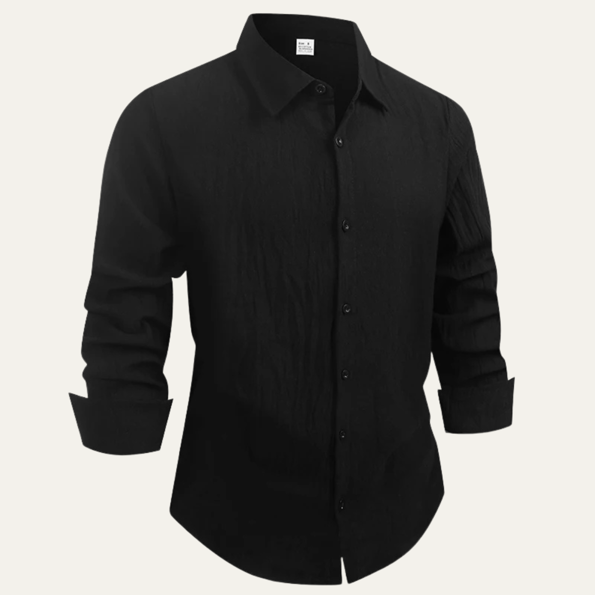 Callum | Men's Dress Shirt White Long Sleeve Button Up