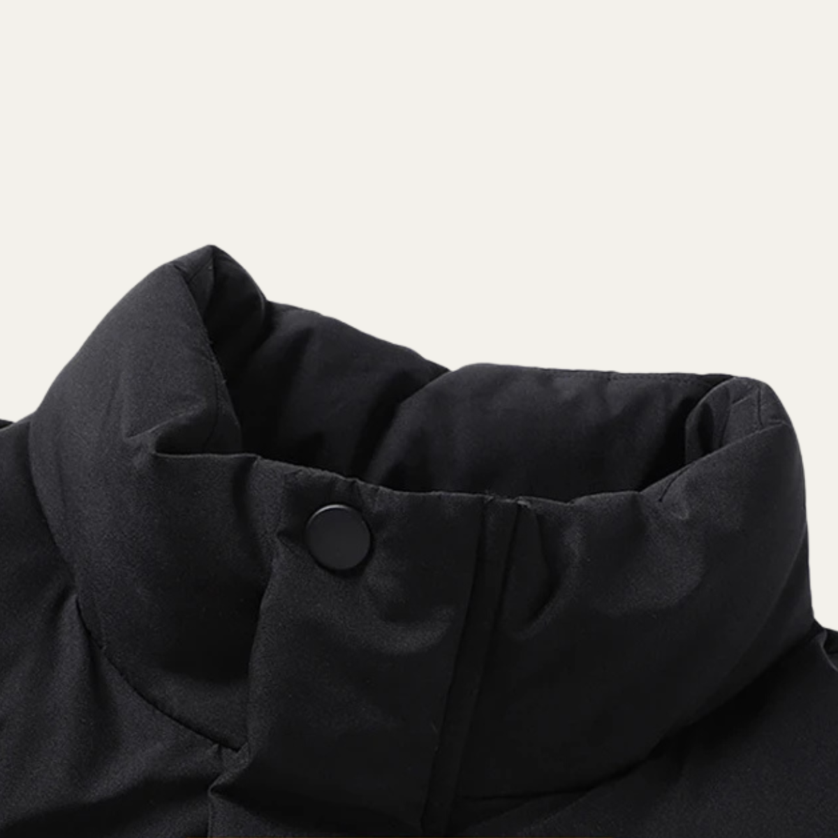 Axel | Men's Puffer Jacket Black Quilted Winter Warm